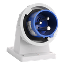 IDE  CEE 16A 2p+T 250V IP67 socle de conn. mont. panneau