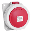 IDE CEE 16A 5p 400VAC IP67 prise encastrée inclinée