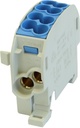 Aftakklem HLAK25 C 1p 2x25, 2x16mm² Cu+Al L bruin