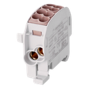 Borne de dériv. HLAK25 C 1p 2x25, 2x16mm² Cu L brune