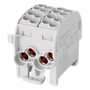 Borne de dériv. HLAK25 C 1p 4x25, 4x16mm² Cu L grise