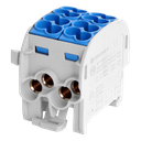 Borne de dériv. HLAK25 C 1p 4x25, 4x16mm² Cu  N bleue