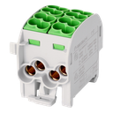 Borne de dériv. HLAK25 C 1p 4x25, 4x16mm² Cu PE verte