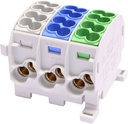 Bornier de dériv. HLAK25 C 3p 2x25, 2x16mm² Cu+Al LNPE