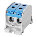 Bornier de racc. RKA 1p double 50mm² Cu+Al bleu