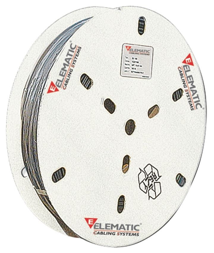 Spoel 50m krimphous ET100 zwart - Ratio 1:2 19,1mm