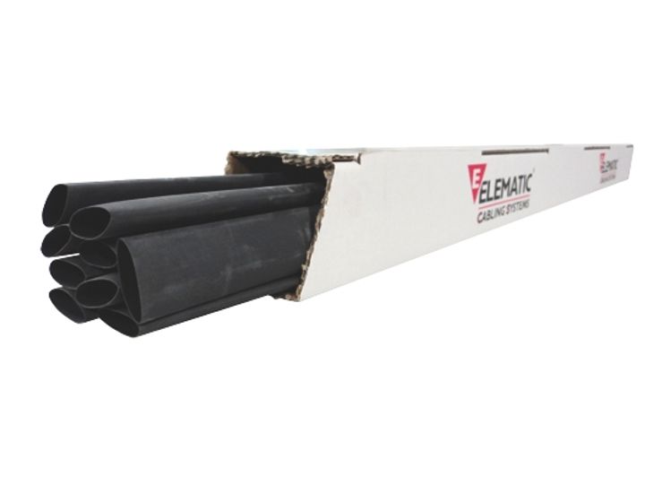 Adh. heat-shrink tube EL301A - box 10x1m - Ratio 3:1 - 18mm