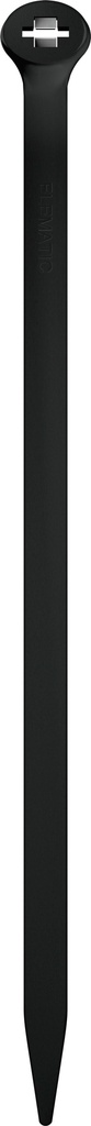 Cable ties with double locking system 2-lock 4.5x250 black