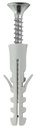 Plug PA6 E/VA 5 x 25 + PZ screw 4 x 30