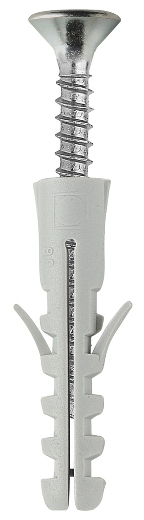 Plug PA6 E/VA 10 x 50 + PZ screw 6 x 60