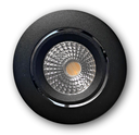 TECO SOLIS Downlight IP54 dim. Schwarz