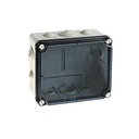 Abzweigdose 189x151x95 mit Eingang + Deckel Transp.