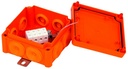 Kunststof aftakdoos E90 oranje, 4x6mm², 100x100mm