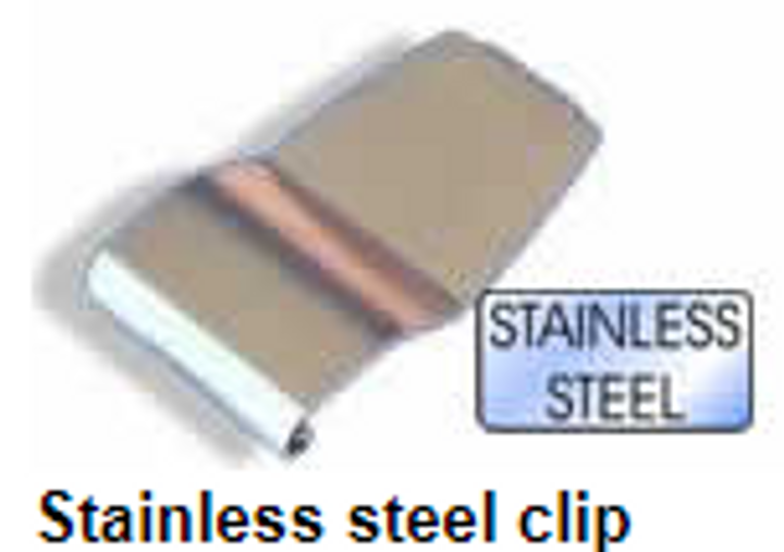 Clips aus Edelstahl