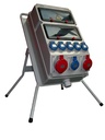 Pvc verdeelkast 63A +frame +netk. sch.