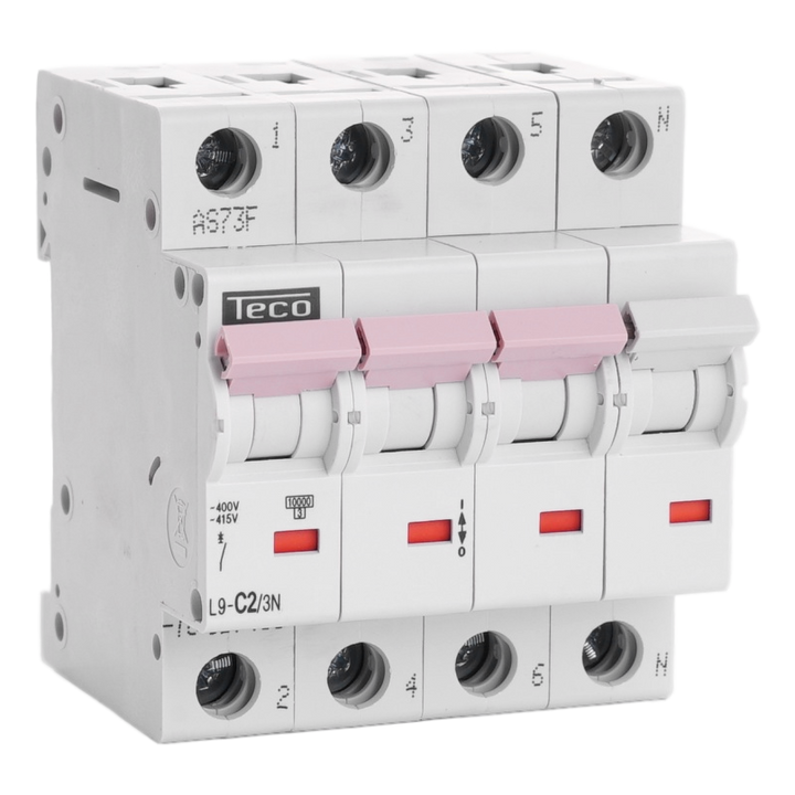 MCB Teco 3N 2A 10kA Curve C