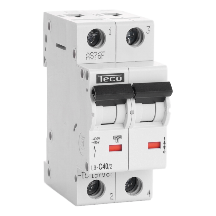 MCB TC 2P 40A 10kA Curve C