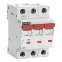 Disjoncteur Teco 3P 4A 10kA Courbe C