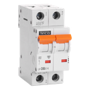 Sicherungsautomat Teco 2P 63A 6kA Kurve C