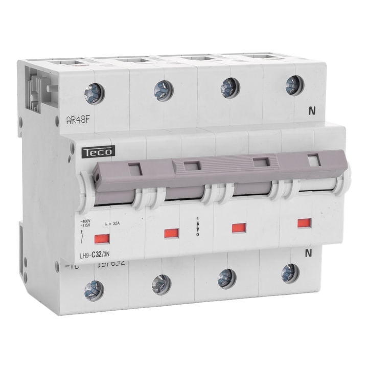 Automaat Teco 3N 32A 25kA Curve C