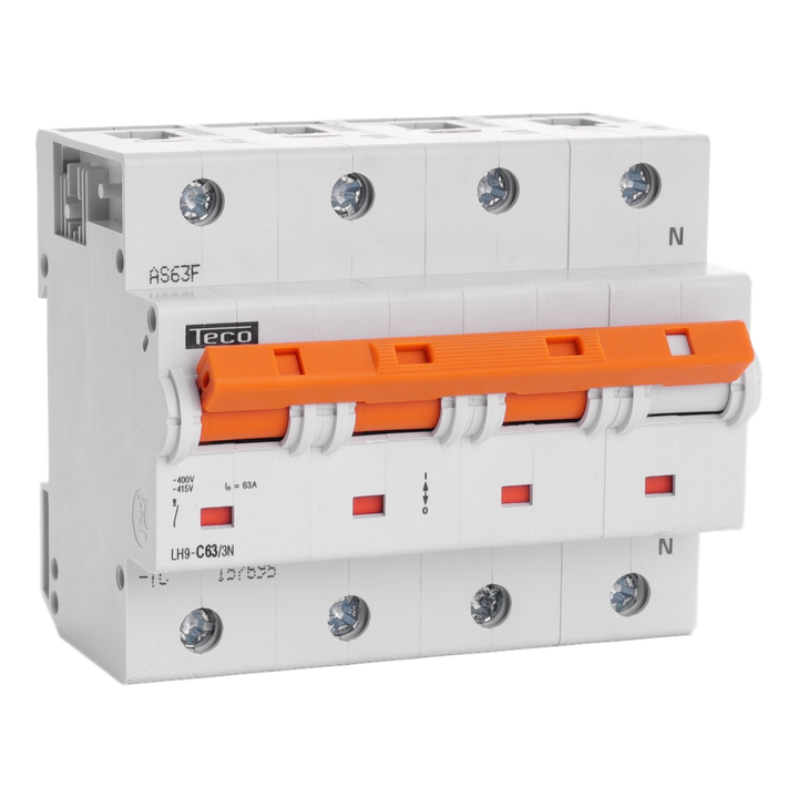 Automaat Teco 3N 63A 25kA Curve C