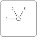 Multi step switch 1-pole 1-2-3