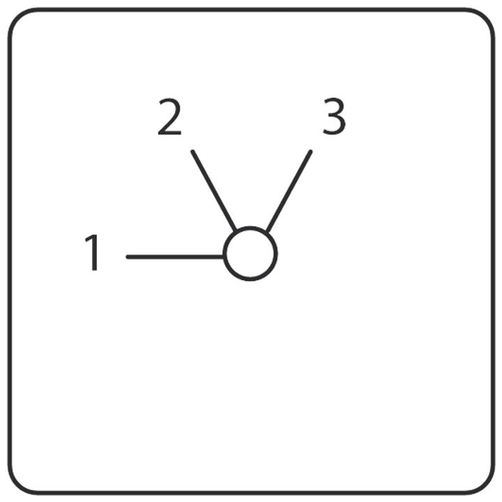 Multi step switch 1-pole without off, 3 steps