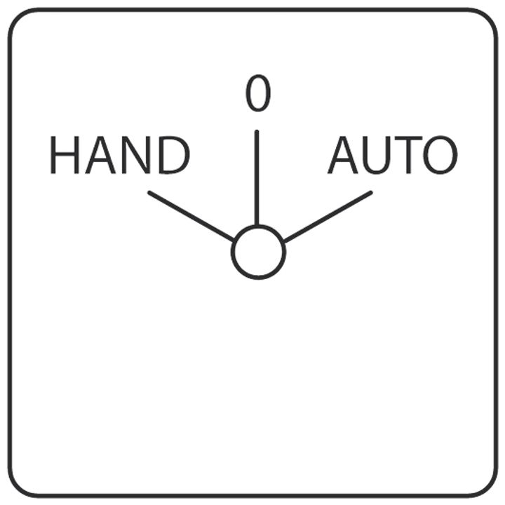 Compacte wisselschakelaar hand - 0 - auto (16-22.5mm)