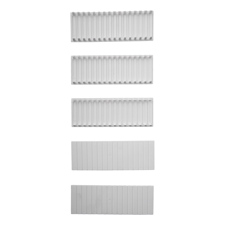Modulaire afdekstrip Conexbox (5 stuks 16 halve modules)