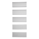 Modulaire afdekstrip Conexbox (5 stuks 16 halve modules)
