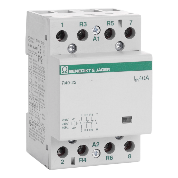 Contacteur modulaire AC 4 pôles 40-63A