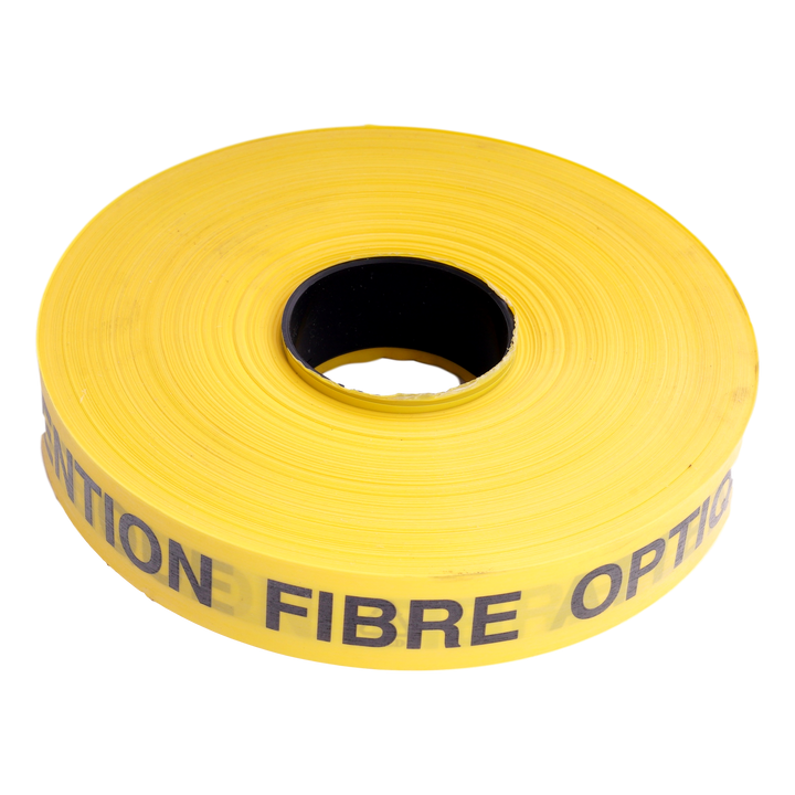 Ruban avert. 0,15mmx40mmx250m Ja/Nr ' fibre optique'