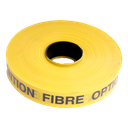 Ruban avert. 0,15mmx40mmx250m Ja/Nr ' fibre optique'