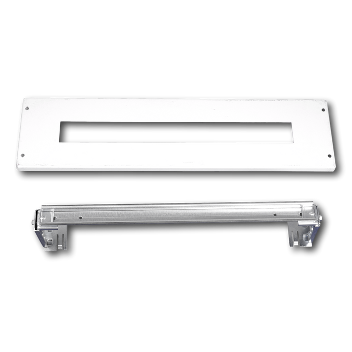 DIN-rail kit  168 mod. met metalen afdekpl. 150mm