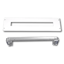 DIN-rail kit  168 mod. met metalen afdekpl. 150mm