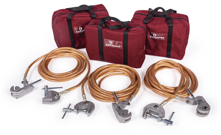 Earthing equipment for HV overhead lines 30KA/1s