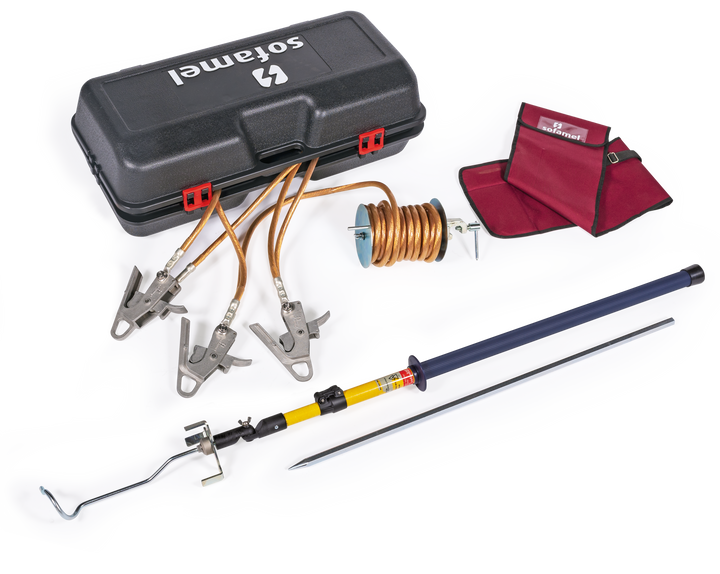 Earthing equipment for MV overhead lines 9KA/1s