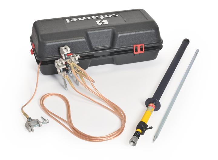 Earthing equipment for MV overhead lines 9KA/1s