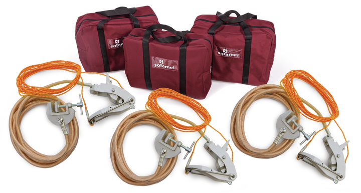 Earthing equipment for HV overhead lines 19KA/1s