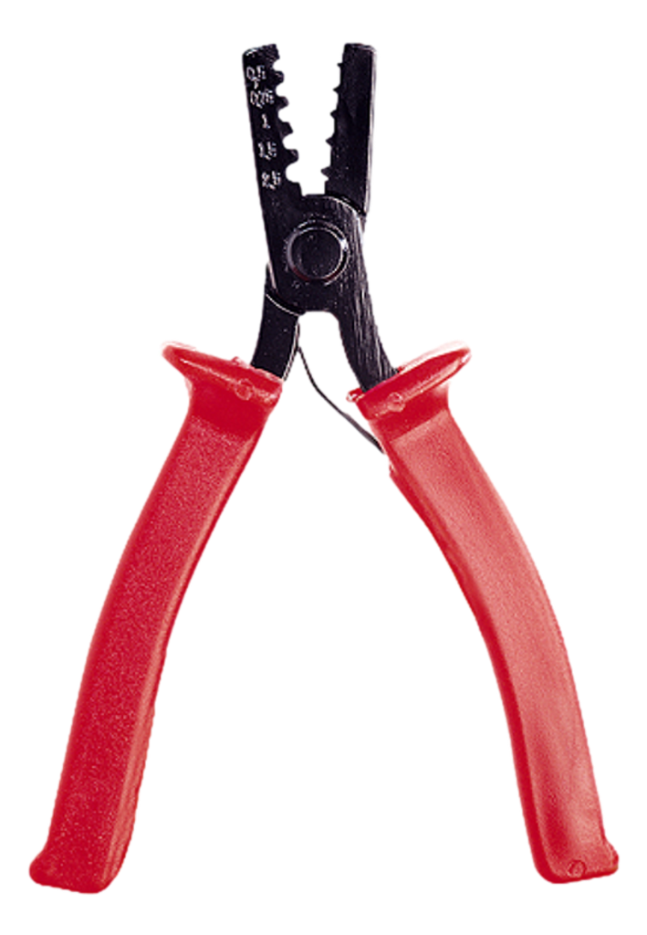 Crimping tool for insul. cord end term. 0.5-2.5mm²