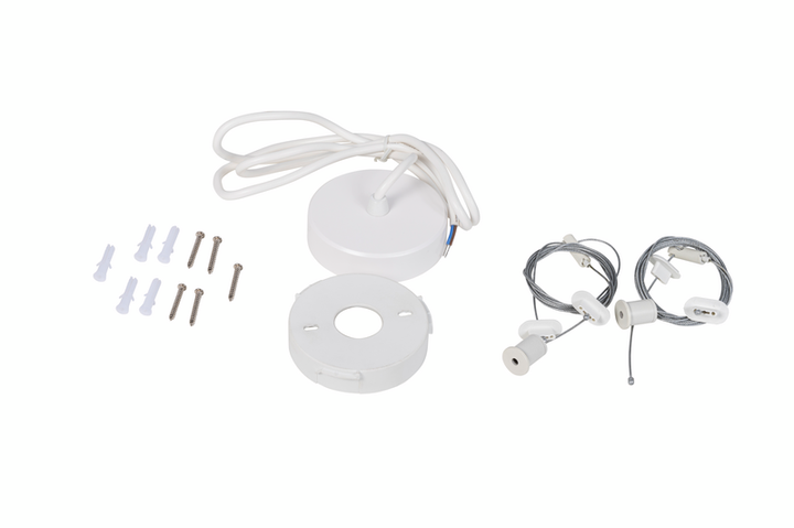 Pendant kit  HILO RECTANGLE White L150