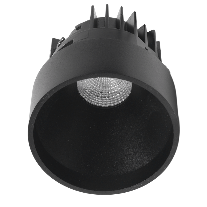 DL Semi-encast LED TECO KUANA S 9W 3000K IP54 Noir Sans dr.