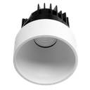 DL Semi-encast LED TECO KUANA S 9W 2700K IP54 Blanc Sans dr.