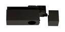 Adapt. Rail 3P 180x40x49 pour LED Teco NAULA Noir 1x10W Dim