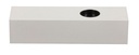 Base Rectang. 175x50x40 pour LED Teco NAULA Blanc 1x10W Dim
