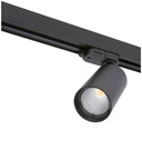 Tracklight 3P LED TECO NAULA 24W Ø 87 32° 3000K Dim Noir