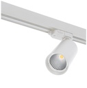 Tracklight 3P LED TECO NAULA 24W Ø 87 32° 3000K Dim Blanc