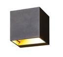 Teco LED Wandlamp CUSCO 10x10x10 2x5W 2700K Ra90 Dim Zwart