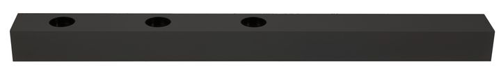 Base Rectang. 560x50x40 pour LED TECO NAULA Noir 3x10W Dim