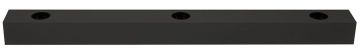 Rechth Basis 560x50x40 voor TECO LED NAULA Zw. 3x10W Sym Dim
